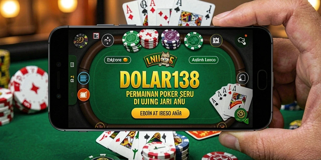 Screenshot gameplay Poker DOLAR138 yang menegangkan dan menarik.