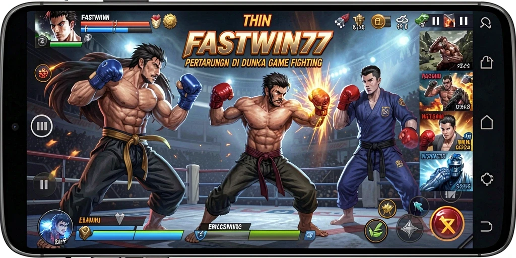 Tangkapan layar dari aksi seru dalam FASTWIN77 yang menampilkan pertarungan mendebarkan.
