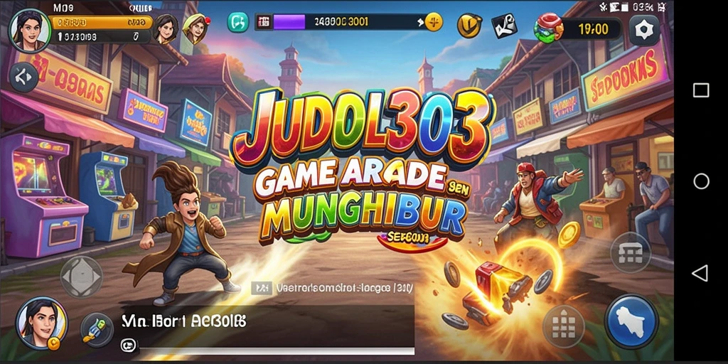 Tampilan gameplay menegangkan dalam JUDOL303 yang penuh aksi.