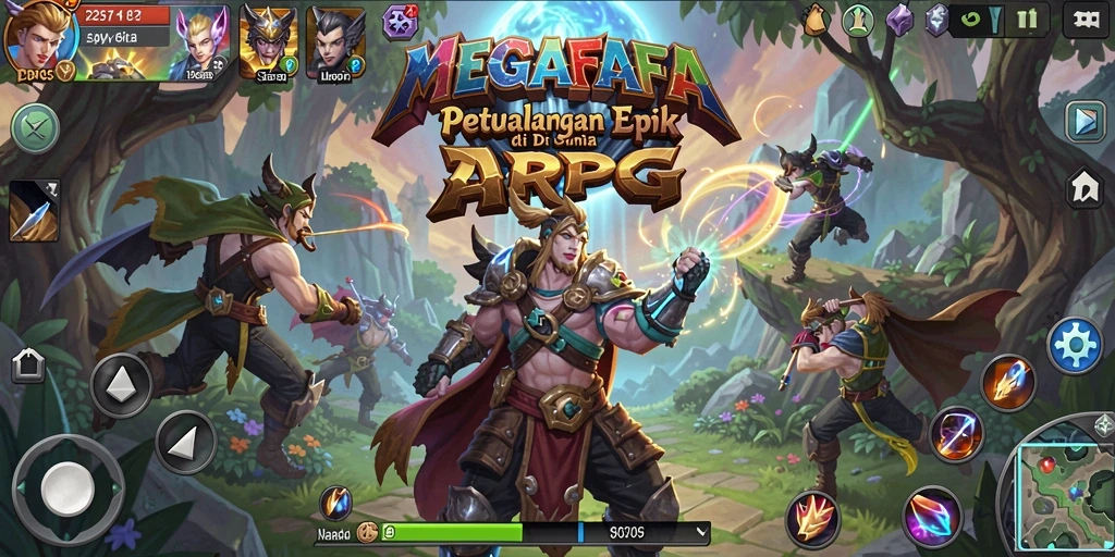 Gameplay mengesankan di dunia fantasi MEGAFAFA.