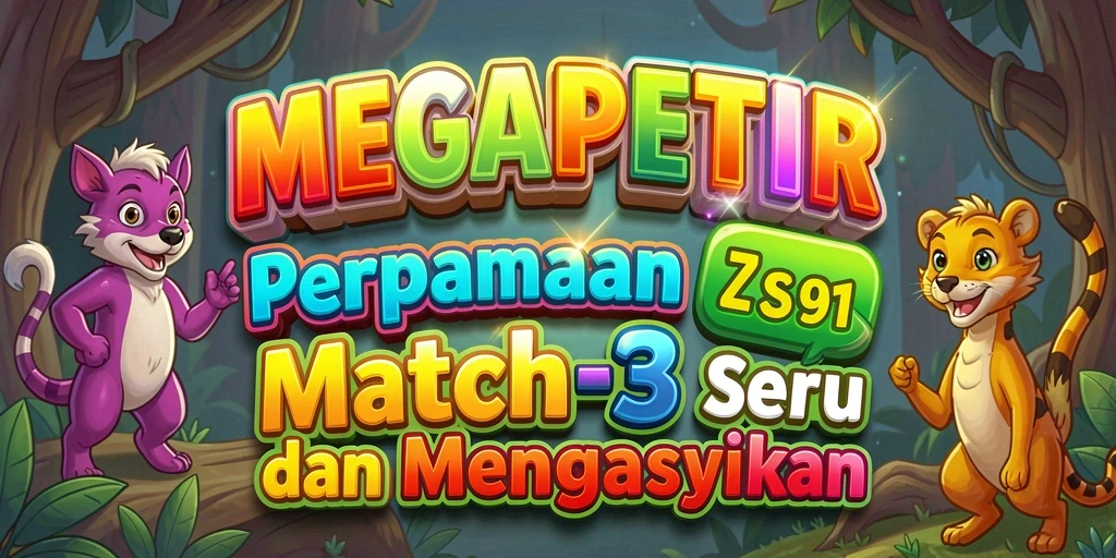 Gameplay seru dan menantang di MEGAPETIR dengan batu berkilau.