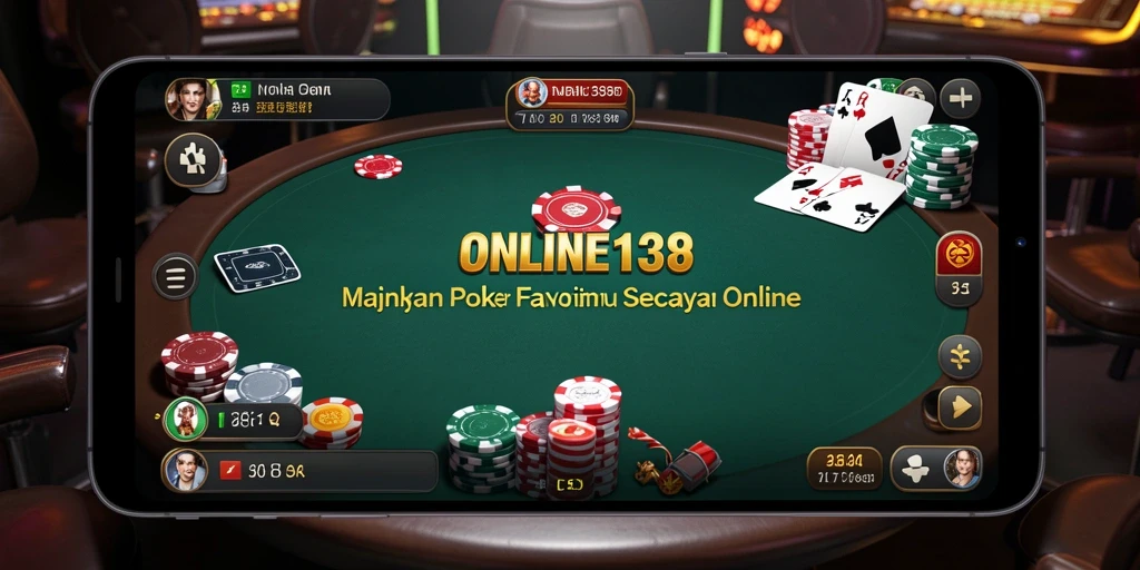 Screenshot gameplay Poker yang menarik dan mendebarkan.