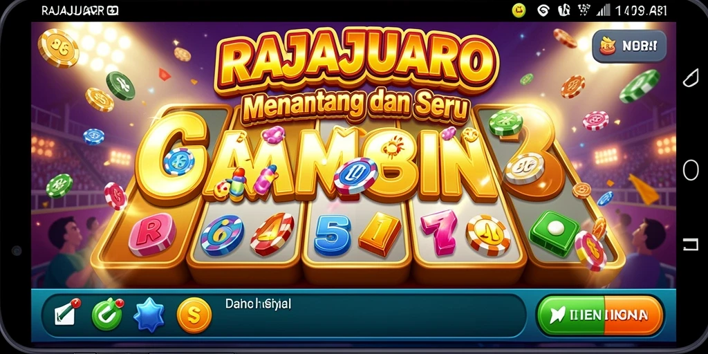 Tampilan gameplay seru di RAJAJUARA saat bermain Bingo.