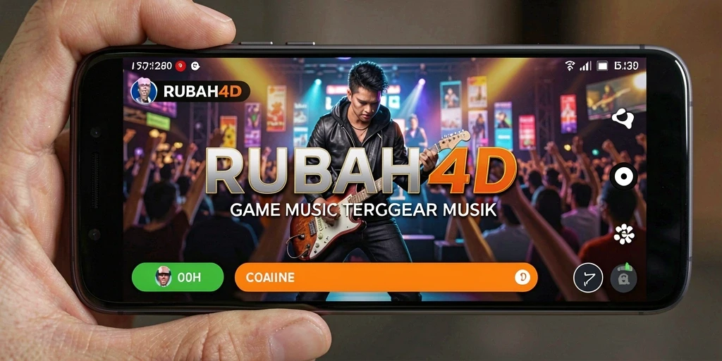 Screenshot gameplay RUBAH4D menampilkan keseruan bermain musik.