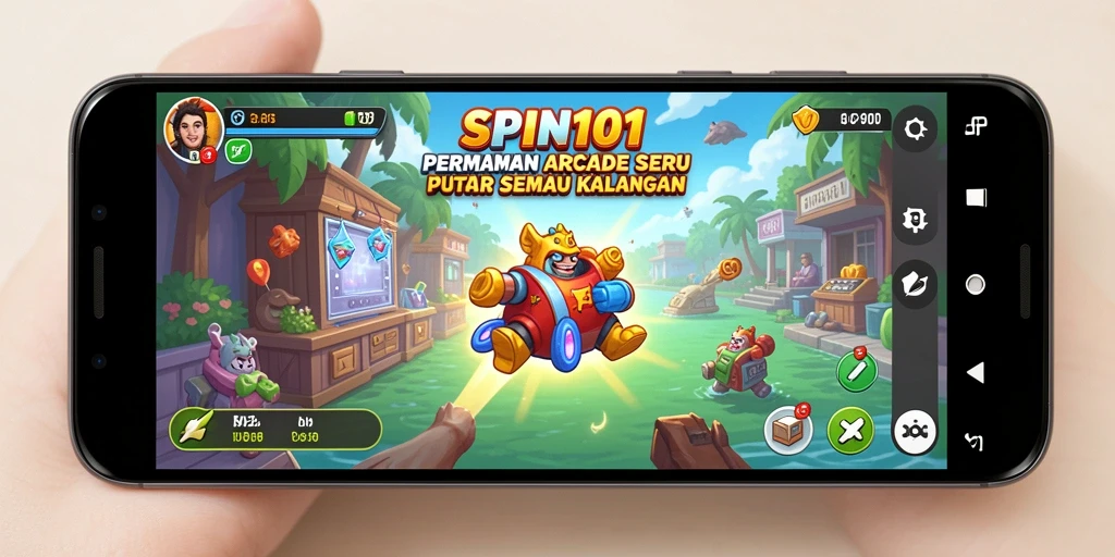Screenshot dari gameplay <strong>SPIN101</strong> yang penuh aksi dan tantangan.