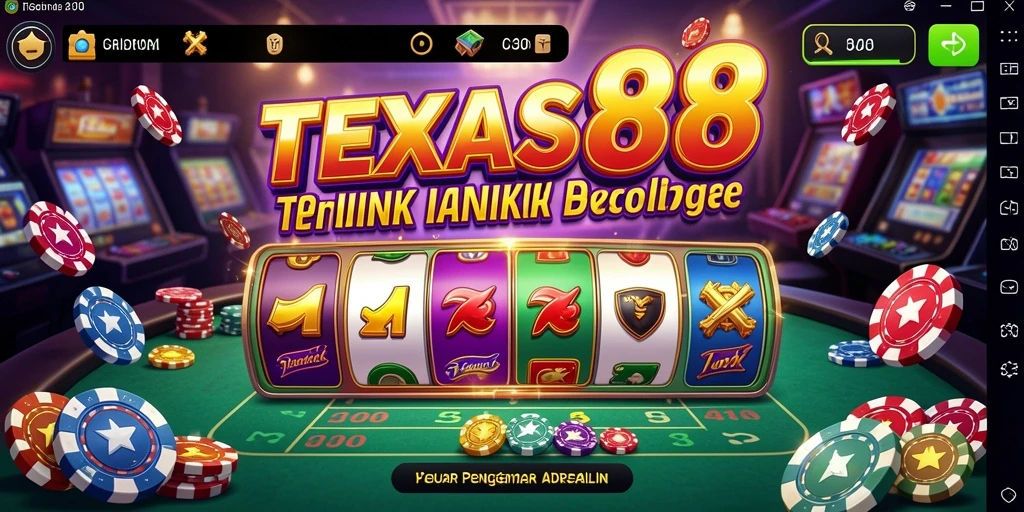 Tampilan gameplay kasino yang menawan di TEXAS88.